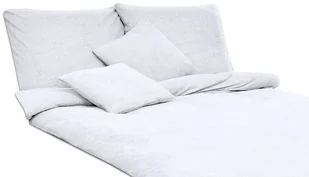 Pościel frotte biały 001/160x200 POFROT/160X200/001 - Pościel - miniaturka - grafika 2