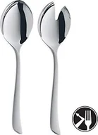 Inne sztućce - WMF 2-częściowe sztućce do sałatek Widelec do sałatek Virginia Łyżka do serwowania Cromargan chroni stal nierdzewną częściowo matową wyjątkowo odporną na zarysowania 11.4221.6390 - miniaturka - grafika 1