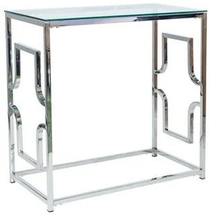 Signal KONSOLKA VERSACE C TRANSPARENTNY/SREBRNY 80X40 - Konsole i sekretarzyki - miniaturka - grafika 2