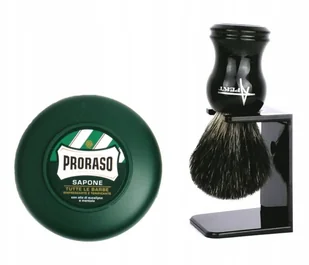 Pędzel Do Golenia Ze Stojakiem Włosie Borsuk 100% - Pędzle do golenia - miniaturka - grafika 3