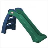 Zabawki militarne - Little Tikes Moja pierwsza zjeżdżalnia zielono-granatowa - - miniaturka - grafika 1