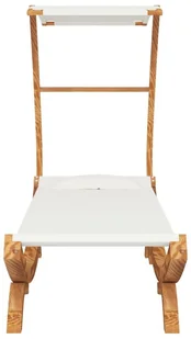 vidaXL Lumarko Hamak z zadaszeniem, 100x198x150 cm, lite drewno świerkowe! 313943 - Hamaki - miniaturka - grafika 5