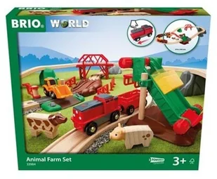 Brio WORLD 33984 Zestaw do zabawy Farma zwierząt - Pociągi dla dzieci - miniaturka - grafika 2
