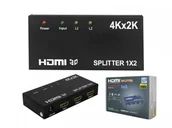 Rozgałęźniki - Spacetronik Rozgałęźnik HDMI 1/2 SPH-RS102V4A HDMIROZG1/2SPACE - miniaturka - grafika 1