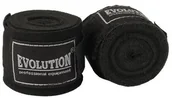 Bandaże bokserskie - Evolution Bandaż bokserski Sb- 300, 4,5 m, czarny - miniaturka - grafika 1