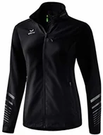 Kurtki i kamizelki sportowe męskie - Erima Erima Race Line 2.0 damska kurtka do biegania z wodoodpornego materiału funkcyjnego, z kieszeniami na zamek błyskawiczny i zintegrowanym kapturem. biały czarny 44 8061904 - miniaturka - grafika 1