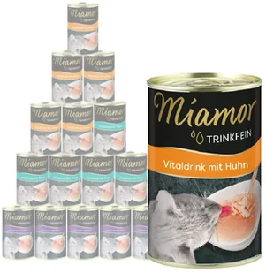 Miamor Korzystny zestaw Miamor Vitaldrink napój dla kota, 18 x 135 ml  - Tuńczyk - Przysmaki dla kotów - miniaturka - grafika 2