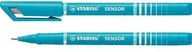 Artykuły biurowe - STABILO Cienkopis Sensor turkusowy (10szt) - miniaturka - grafika 1