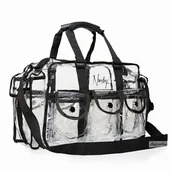 Pozostałe akcesoria kosmetyczne - Nanshy Nanshy - Large Clear PVC Makeup Kit Bag - Duża transparentna torba kosmetyczna - miniaturka - grafika 1