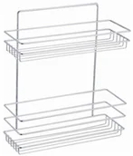 Wieszaki łazienkowe - Cooke&Lewis Wieszak prostokątny Moon 2 półki - miniaturka - grafika 1