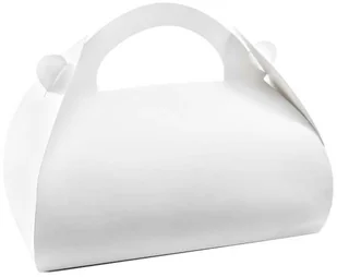 PartyDeco Pudełko na ciasto "Gałązki", biały, 10 szt PUDCS8-008 - Gadżety na imprezę - miniaturka - grafika 2