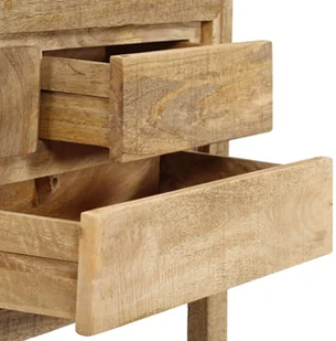 vidaXL vidaXL Szafka, 120x30x75 cm, lite drewno mango - Szafki do salonu - miniaturka - grafika 5