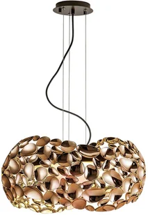 Schuller Lampa wisząca LED Narisa 46 cm różowa/brązowa - Lampy sufitowe - miniaturka - grafika 4