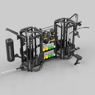 UpForm Wieża 6-stanowiskowa z magazynem UF-T005 - UpForm UF-T005-k2t4 - Atlasy do ćwiczeń - miniaturka - grafika 4