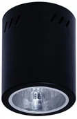 Oprawy, klosze i abażury - Luminex Oczko Luminex Round 1 x 60 W E27 15 5 cm czarne - miniaturka - grafika 1