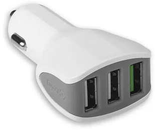 Celly Zasilacz samochodowy Turbo 3x USB 4,4A CC3USBTURBOWH) Biała - Ładowarki samochodowe - miniaturka - grafika 3