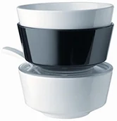 Miski i półmiski - APS gf088 Float miska A okrągła, 20,3 cm Biały GF088 - miniaturka - grafika 1