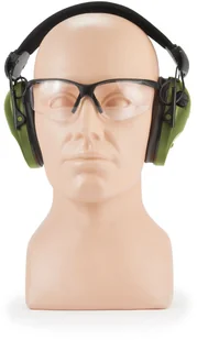 Realhunter Słuchawki ochronne aktywne RealHunter ACTiVE Pro oliwkowe + okulary ochronne 258-023 - Akcesoria BHP - miniaturka - grafika 8