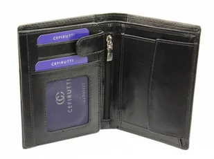 Cefirutti Portfel Męski Duży Pionowy Bez Zapinki Skóra Naturalna 7680272 - Portfele - miniaturka - grafika 4