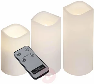 Best Season Mit Zestaw 3 lamp-świec LED, zewnętrzny - Oświetlenie świąteczne - miniaturka - grafika 2