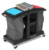 Wózki serwisowe - Numatic Numatic EM 4 z SRK21 wózek serwisowy do segregacji odpadów EM4 - miniaturka - grafika 1