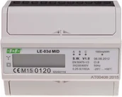 Liczniki energii elektrycznej - F&F Licznik energii elektrycznej 3-fazowy LE-03d MID LE-03d - miniaturka - grafika 1