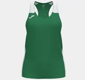 Koszulki sportowe damskie - Green Joma Joma Record II Tank Top White - miniaturka - grafika 1
