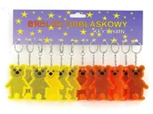 Breloczki dla dzieci - ADAR Brelok miś odblaskowy mix kolorów - miniaturka - grafika 1