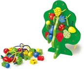 Zabawki interaktywne dla dzieci - Small Foot Design Nauka sznurowania, Drzewko - miniaturka - grafika 1