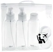 Kosmetyczki, organizery i kuferki - Inter-vion Inter-vion Podróżny zestaw pojemników na kosmetyki ART 111120 90g - miniaturka - grafika 1