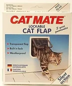 Pozostałe akcesoria dla kotów - Rosewood 1 X Pet Mate zamykana klapa kot, biały 304W - miniaturka - grafika 1