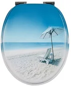 Deski sedesowe - Sitzplatz Deska sedesowa dekoracja na plaży | deska toalety | deska klozetowa z mórz południowych drewniane | wolnoopadający Soft-Close-| metalowy zawias Fast Fix-szybkim zapięciem - miniaturka - grafika 1