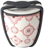 Miski i półmiski - Villeroy & Boch to go Rose obudowa S, naczynia z wysokiej jakości porcelany premium w kolorze zielonym, 80 ML, czerwony, 7.3 x 7.3 x 8.1 cm 10-4228-3696 - miniaturka - grafika 1