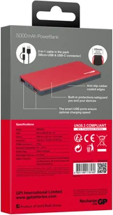 Power Bank GPMP05MAR 5000mAh GP - Powerbanki - miniaturka - grafika 5
