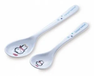 Canpol babies babies łyżeczki melaminowe "Bunny&Company" 2 szt - Zestawy naczyń dla dzieci - miniaturka - grafika 2
