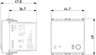 Vimar Bramka połączeniowa IoT, 2M 19597 - Klawisze i ramki - miniaturka - grafika 3