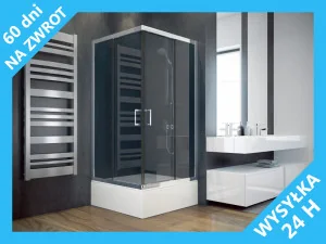 Besco Modern 165 niska 90x90 - Kabiny prysznicowe Besco Modern 165 niska 90x90 - Kabiny prysznicowe - miniaturka - grafika 2