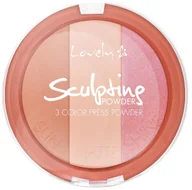 Pudry do twarzy - Lovely Lovely Sculpting Powder Puder Paleta 3 Pudrów do Konturowania LOV-0138 - miniaturka - grafika 1