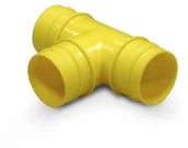 Akcesoria do wentylacji i klimatyzacji - Trotec Rozdzielacz T PCW z gwintem zewn. do weza 38 mm - miniaturka - grafika 1