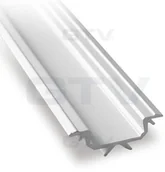 Akcesoria do oświetlenia - GTV PROFIL ALUMINIOWY LED KĄTOWY GLAX SILVER 2m PA-GLAXKT-AL - miniaturka - grafika 1