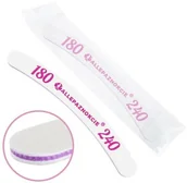 Akcesoria do paznokci - Allepaznokcie Pilnik do paznokci Bezpieczny Pakiet Allepaznokcie banan fioletowy środek 180/240 CU-04 Best Quality - miniaturka - grafika 1