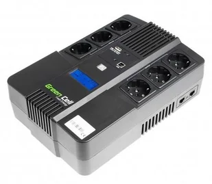 UPS Green Cell Zasilacz awaryjny UPS Green Cell AiO z wyświetlaczem LCD 800VA UPS07 - Zasilacze awaryjne UPS - miniaturka - grafika 2