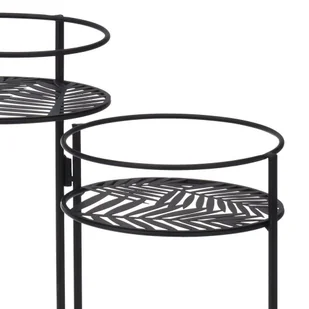 Stojak na doniczki Foliage, czarny - Donice - miniaturka - grafika 3