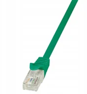 Kable miedziane - LogiLink Patchcord CP2035U CAT.6 U/utp 1m, zielony - miniaturka - grafika 1