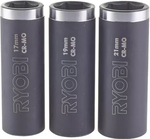 RYOBI Nasadki udarowe 3 elementy 1/2" - Klucze i nasadki - miniaturka - grafika 2