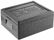 Wyposażenie lokali gastronomicznych - Thermohauser Pojemnik termiczny EPP GN 1/2, czarny, z pokrywką, 7 l 4000249508 - miniaturka - grafika 1