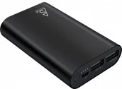 Powerbanki - Holdit Holdit Smartline PowerBank 7500mAh 2xUSB 2,1A czarny - miniaturka - grafika 1