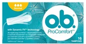 Tampony - Johnson&Johnson Tampony higieniczne O.B. ProComfort Normal x16 sztuk - miniaturka - grafika 1