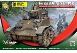 Mirage Hobby Model plastikowy Stuart M3A3 Wyzwolenie Paryż  OD 199 ZŁ! GXP-657281 - Modele do sklejania - miniaturka - grafika 2