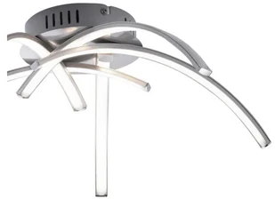 Leuchten Direkt Oświetlenie Leuchten-Direkt VALERIE Lampa Sufitowa LED Stal nierdzewna, 5-punktowe 15340-55 - Lampy sufitowe - miniaturka - grafika 5